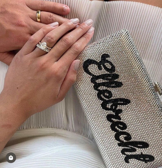 Personalized Embellished Name Handbag