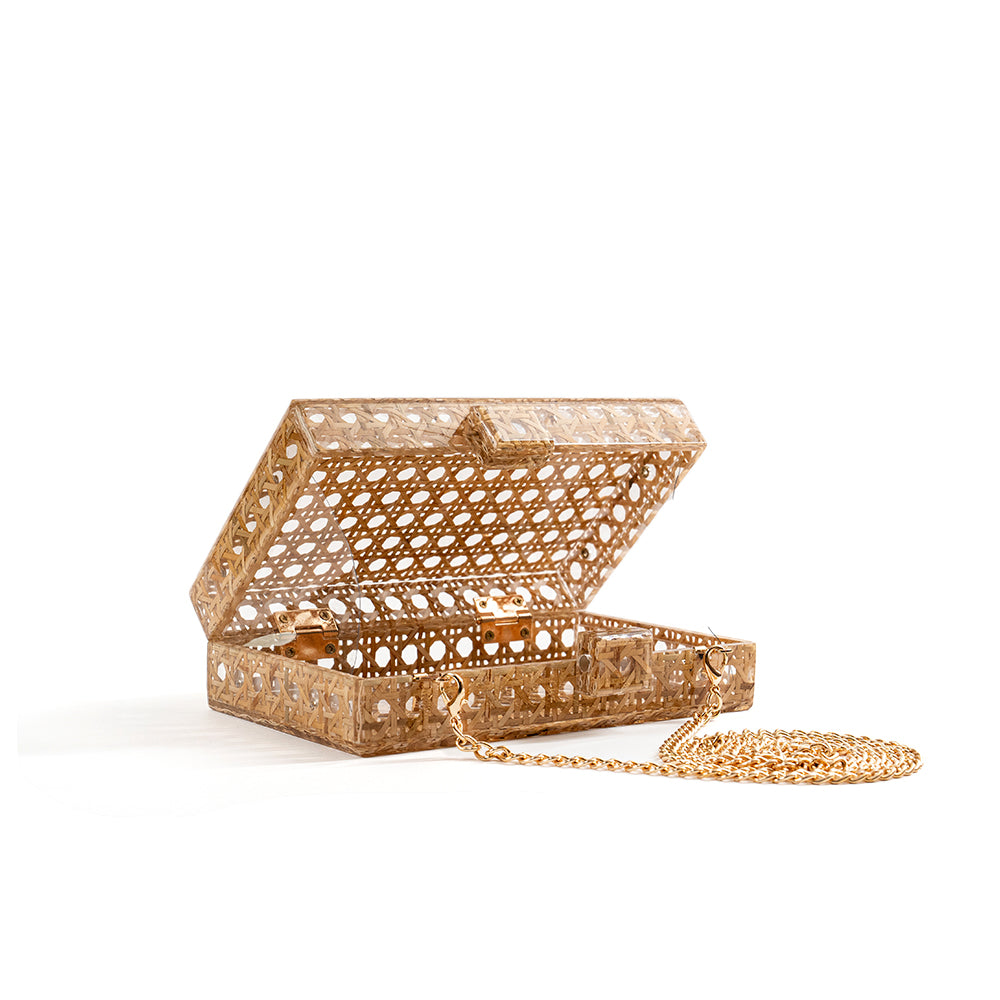 Cane Rattan Handbag