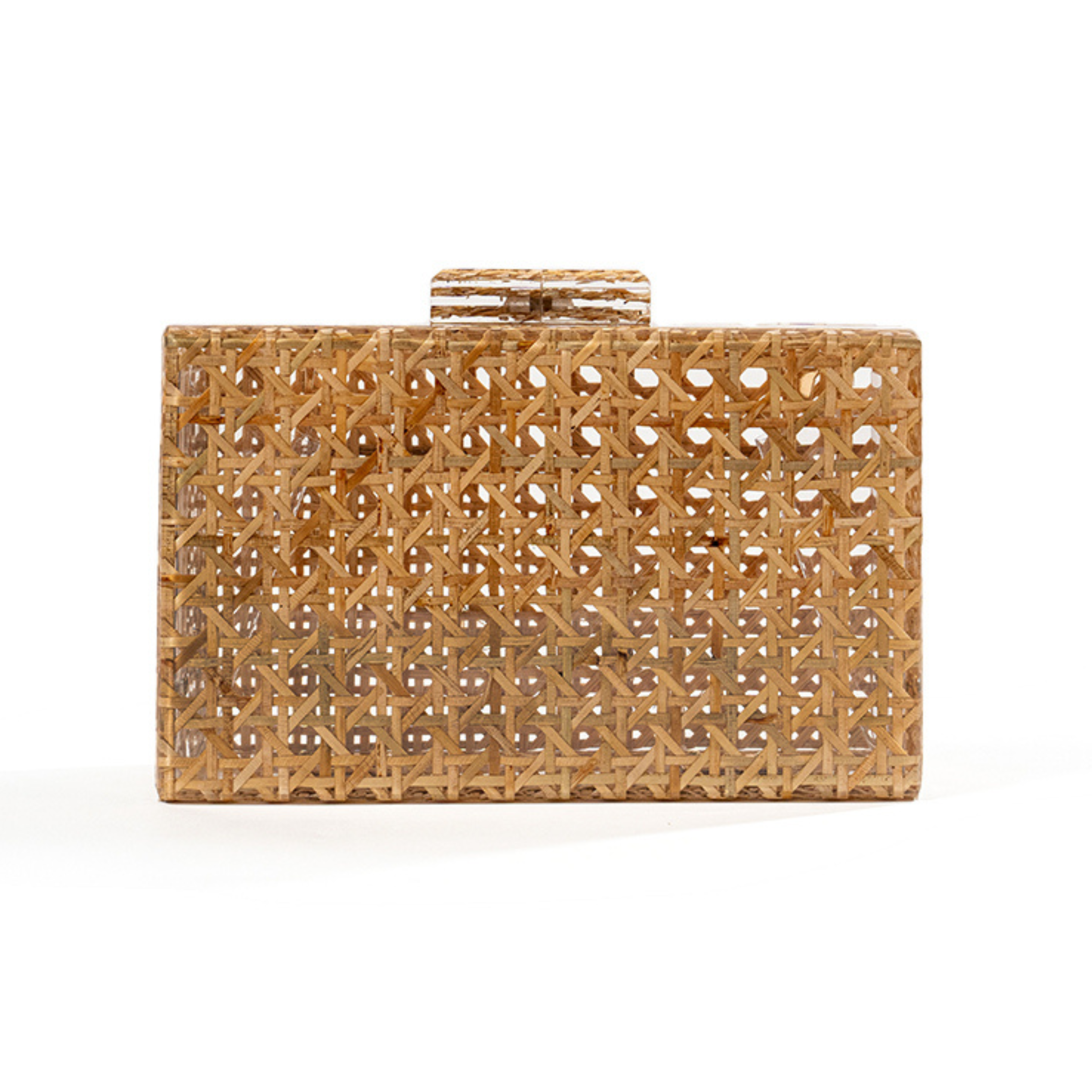 Cane clutch bag sale