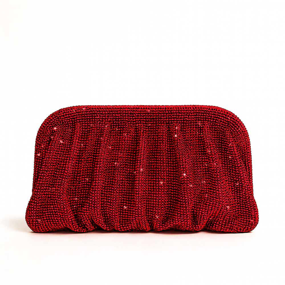 red crystal handbag