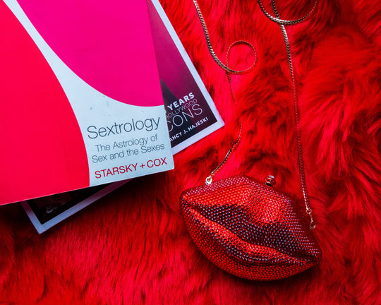 Embellished Lips Bag