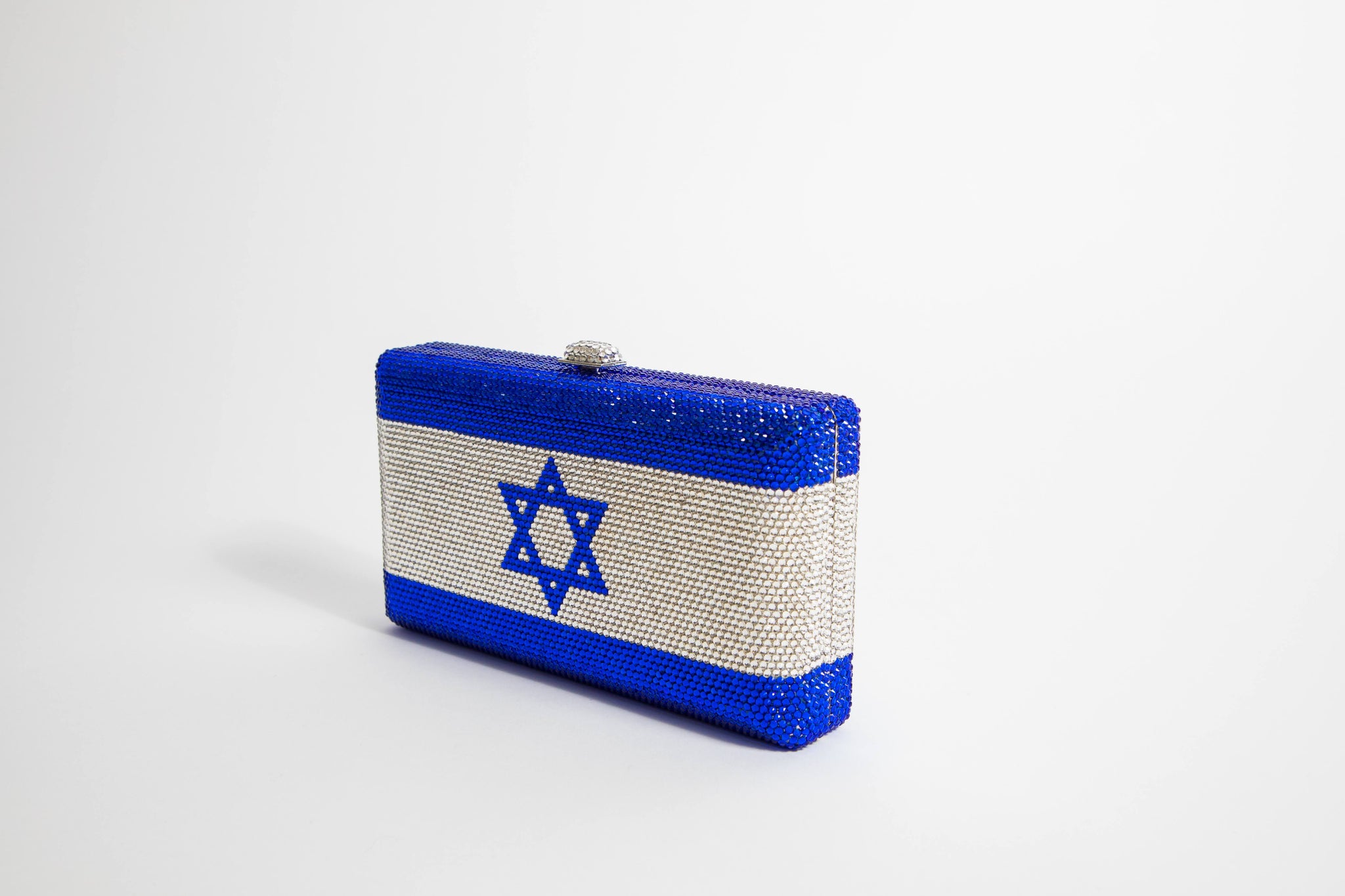 Limited Edition: Embellished Israeli Flag Clutch