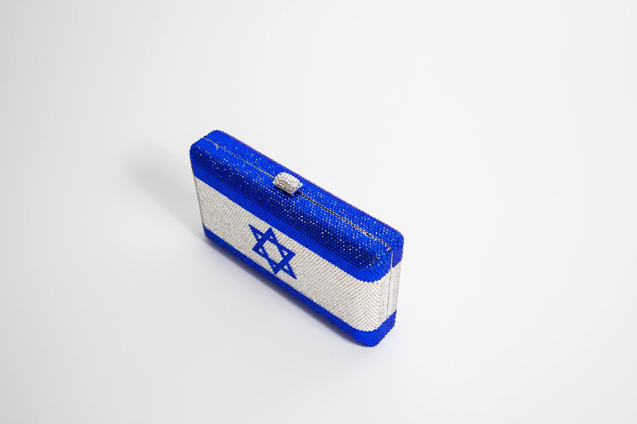 Limited Edition: Embellished Israeli Flag Clutch