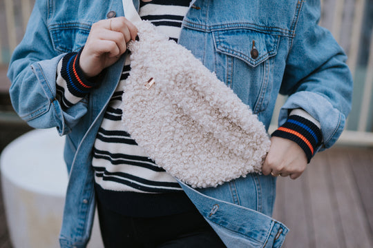 Personalized Shearling Annie Belt Bag