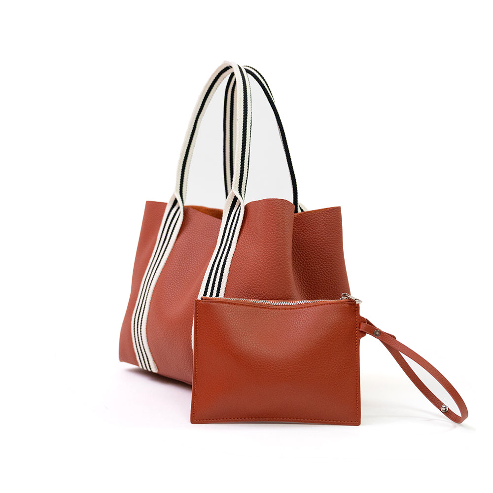 PREORDER: The Carryall Leather Tote in Camel