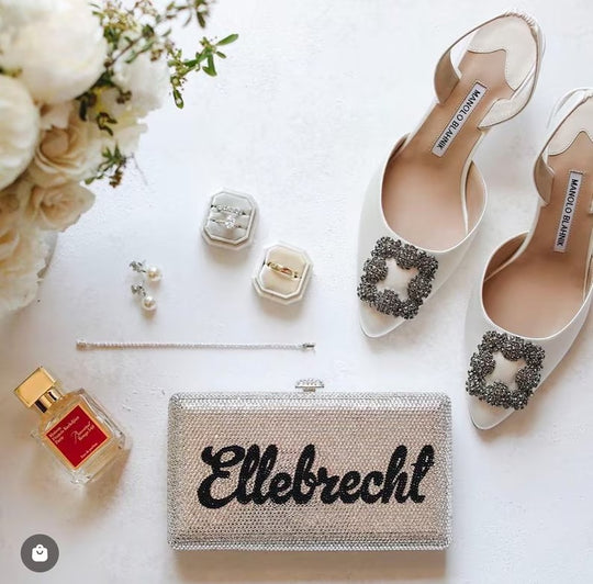 Personalized Embellished Name Handbag