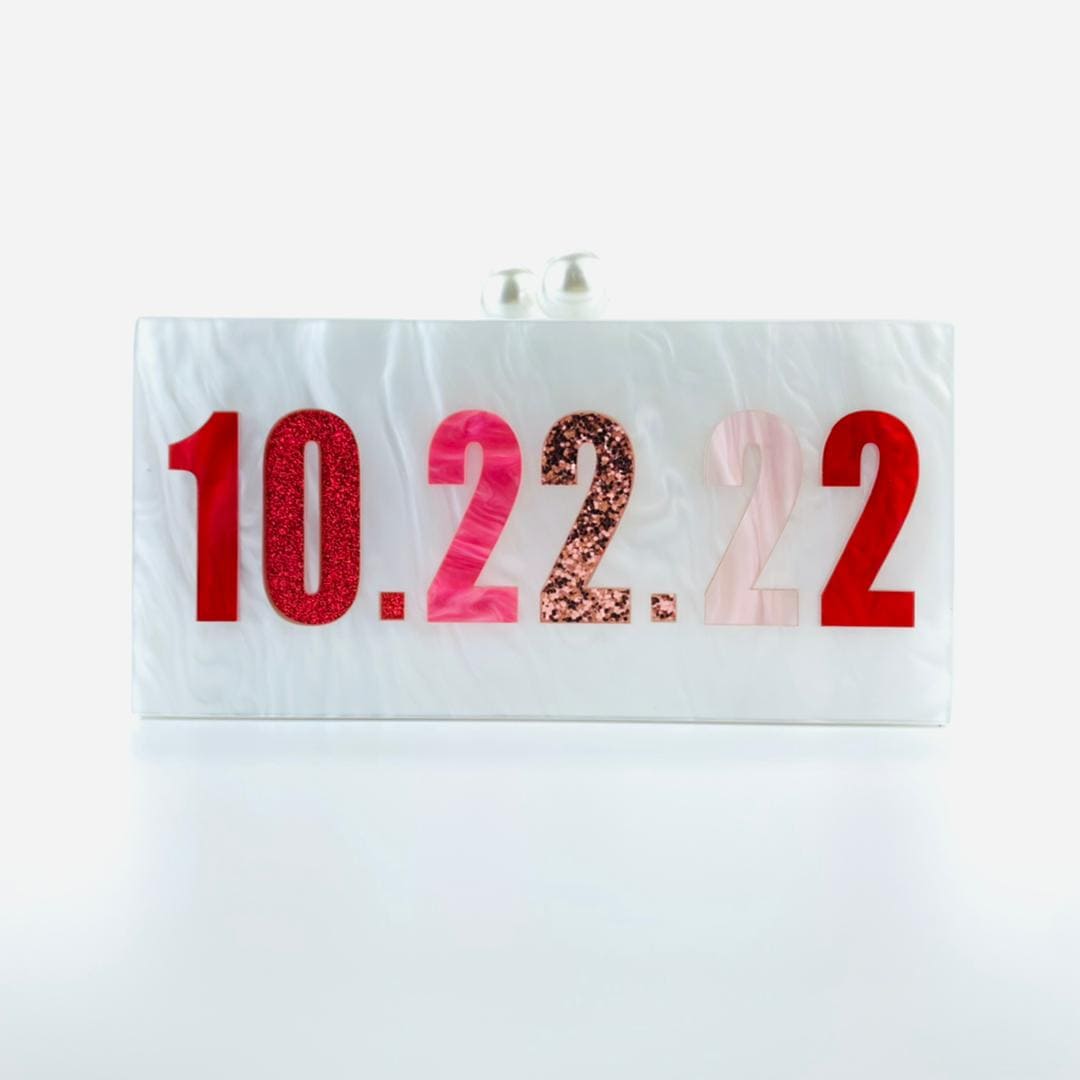 Personalized Multi Colored Acrylic Name Handbag
