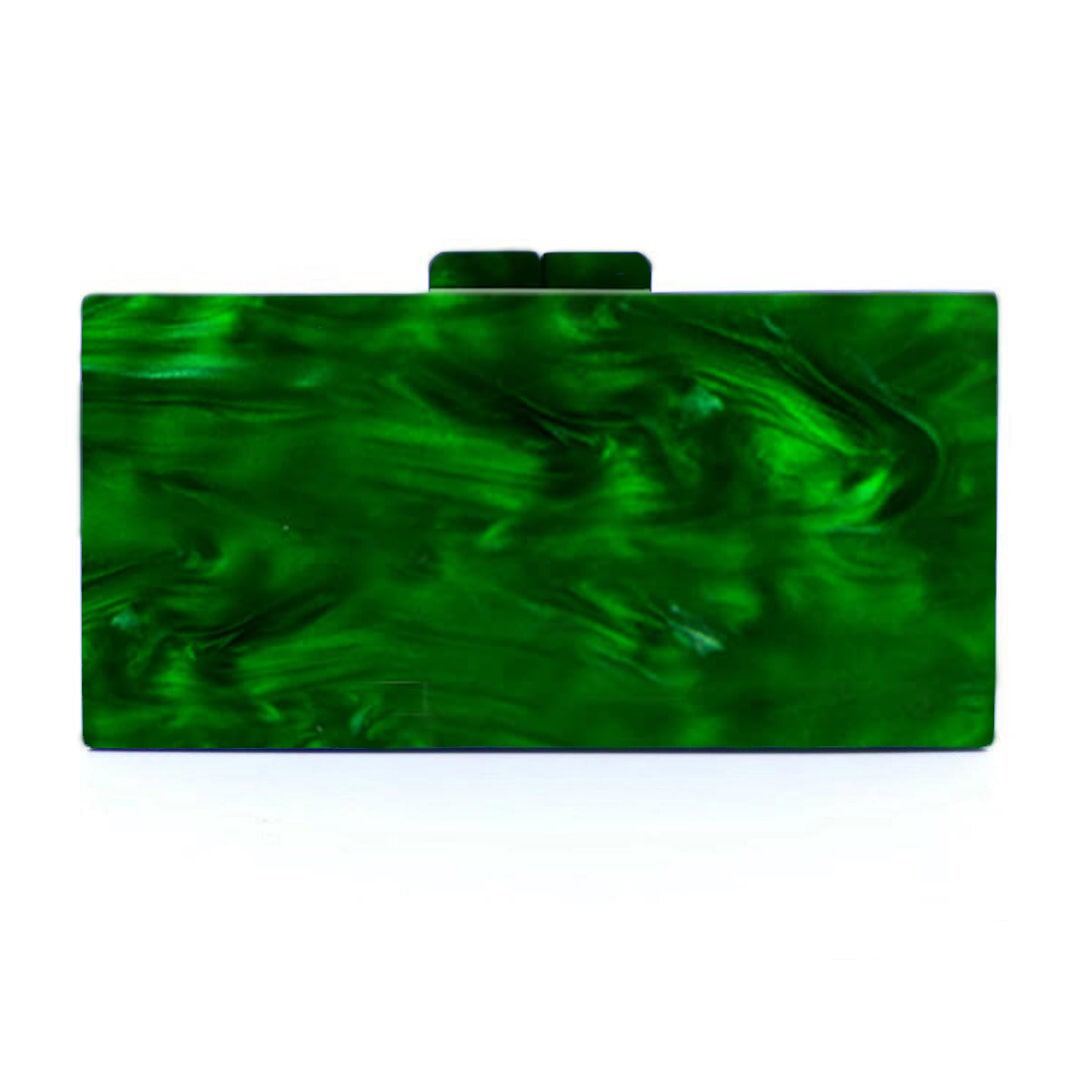 Green Acrylic Box Bag