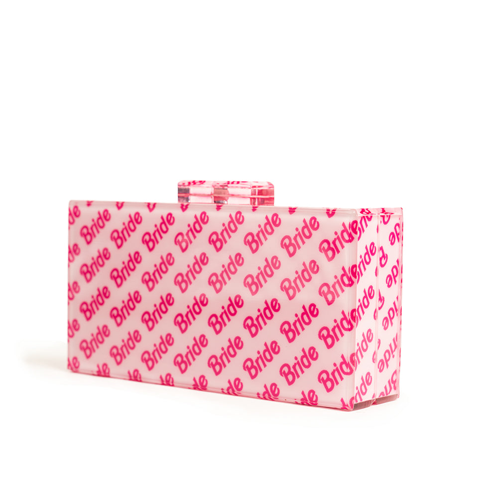 Pink 2024 Girls acrylic Clutch