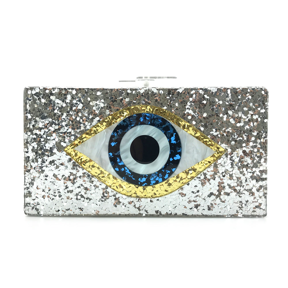 Evil Eye Acrylic Handbag