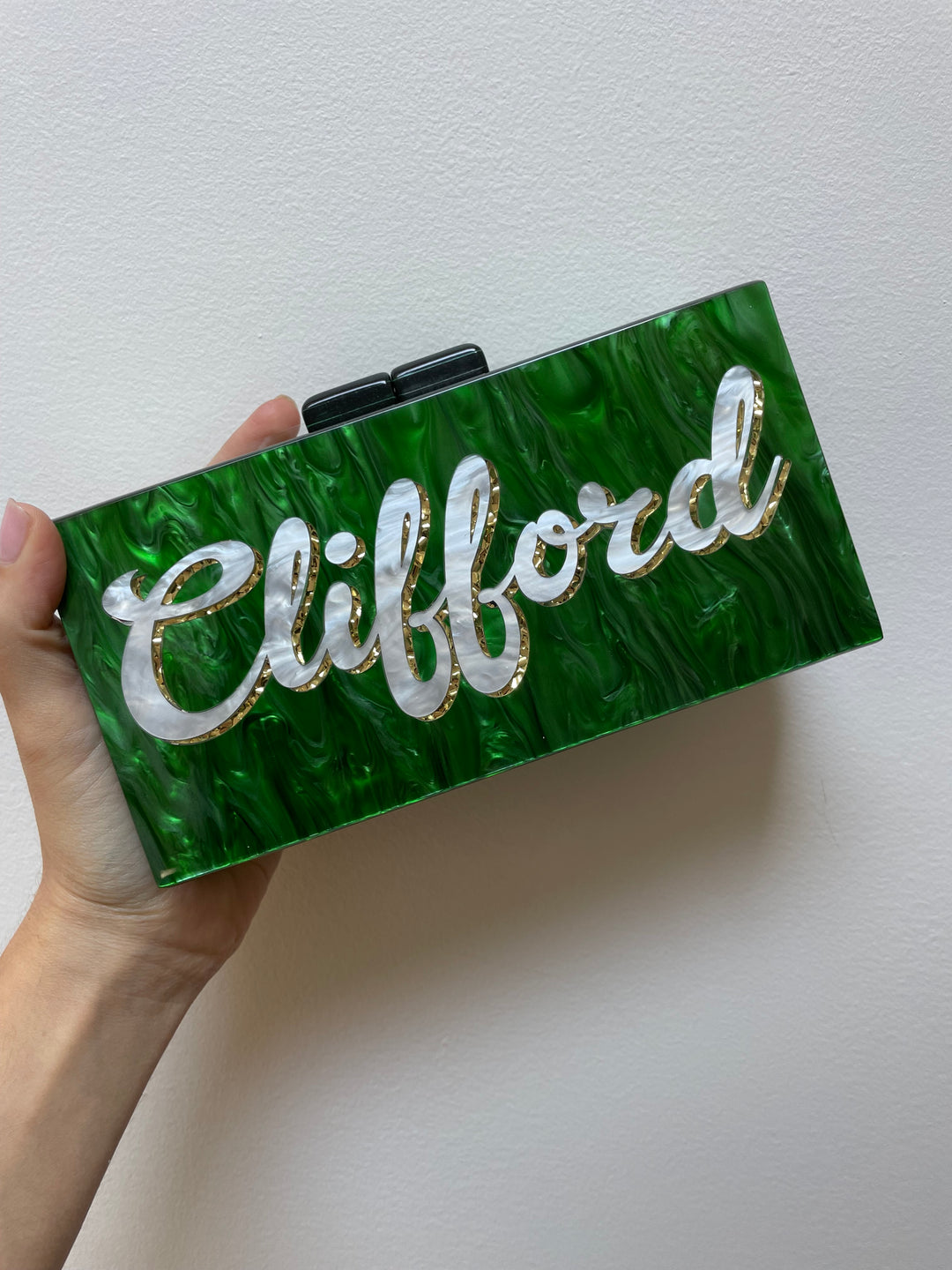Shadow Personalized Acrylic Name Bag