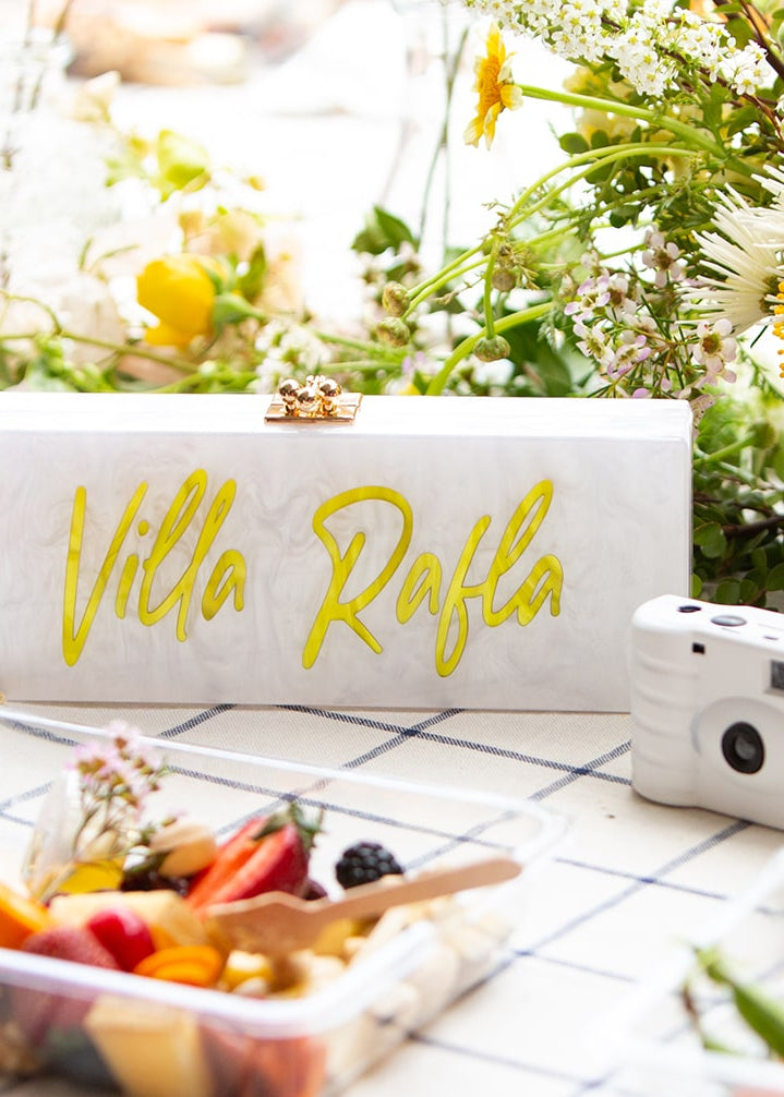 Personalized Rectangular Name Handbag