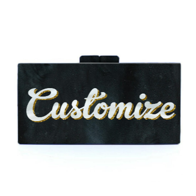 Shadow Personalized Acrylic Name Bag