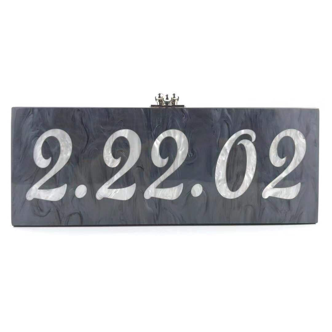 Personalized Date Acrylic Handbag