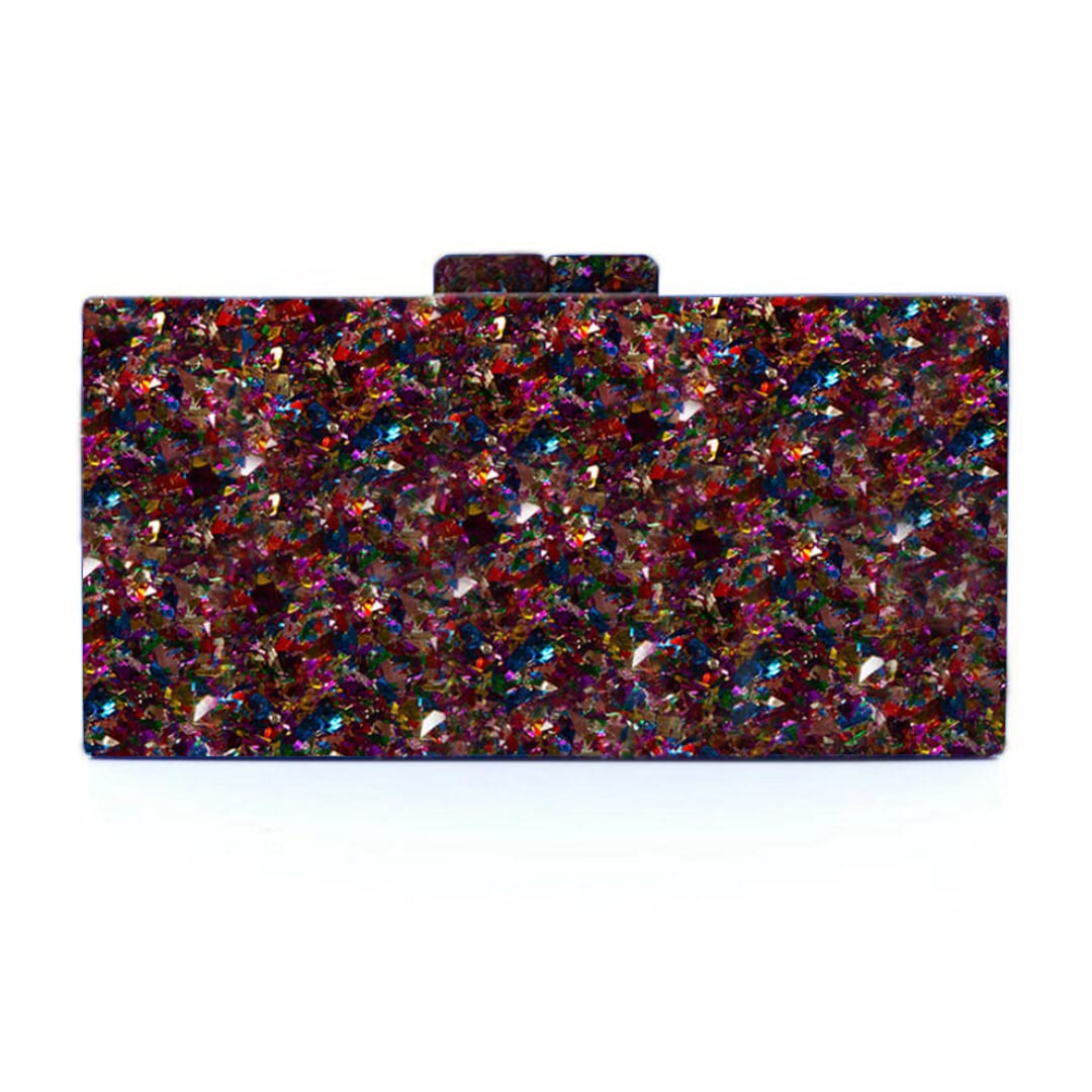 Personalized Multi Colored Acrylic Name Handbag